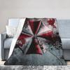 Resident Business Umbrella Corps Eviled Blankets Flannel Awesome Warm Throw Blankets for Bedspread Decoration