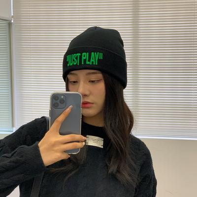 Новая шерстяная шапка мужская и женская уличная модная вязаная шапка осень-зима студенческая теплая парная шапка шапка-дыня от холода