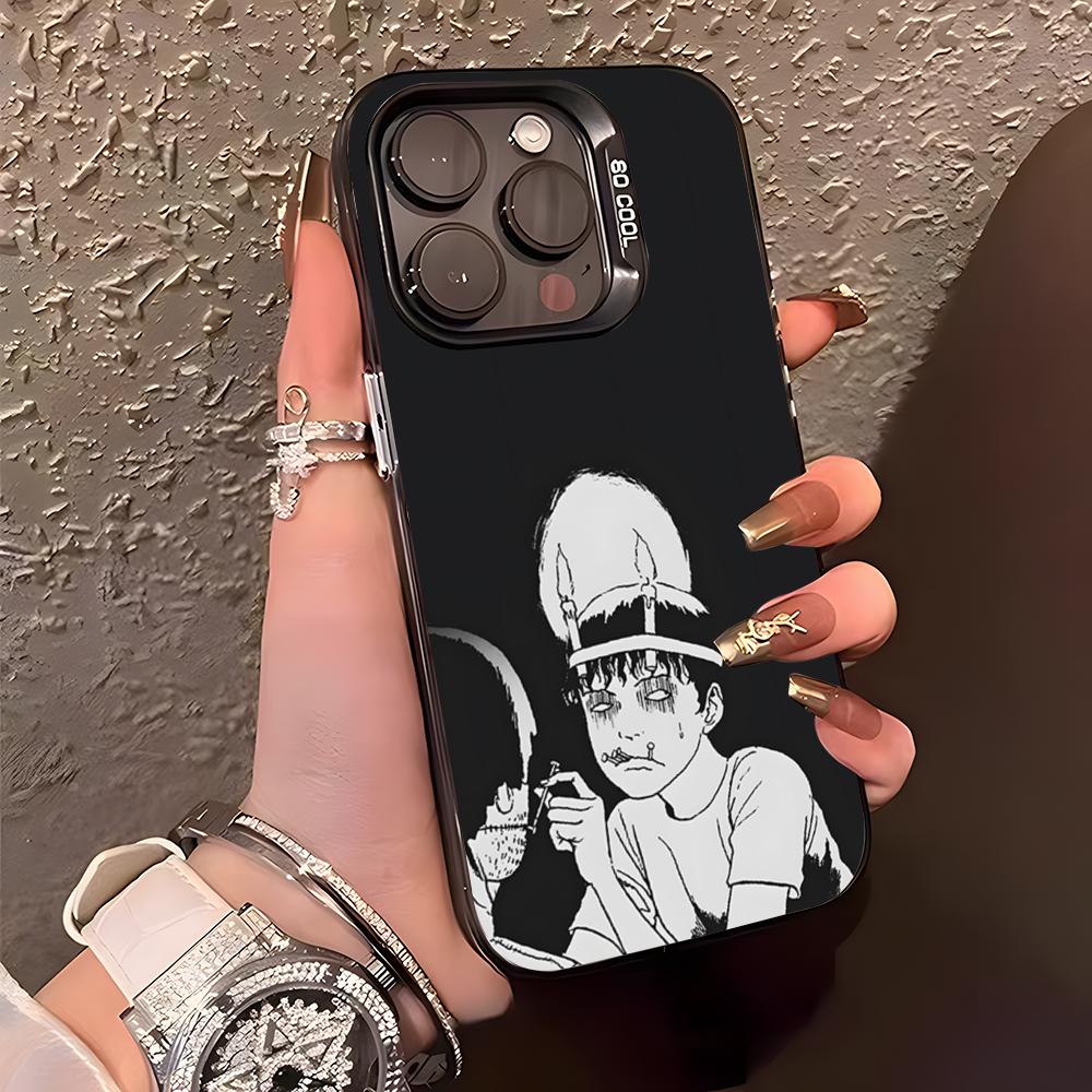 I-Ito J-Junji T-Tomie Phone Case For IPhone17 Air 16 15 14 Plus 13 12 11 Pro XS Max Silver Black Bumper Case