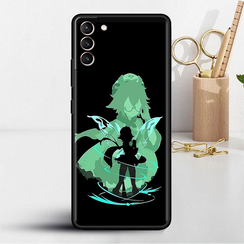 Аниме Genshin Impact Мягкий чехол для Samsung Galaxy S22 S20 FE S21 S10 S9 Plus S8 Note 20 Ultra 10 Lite Чехол для телефона