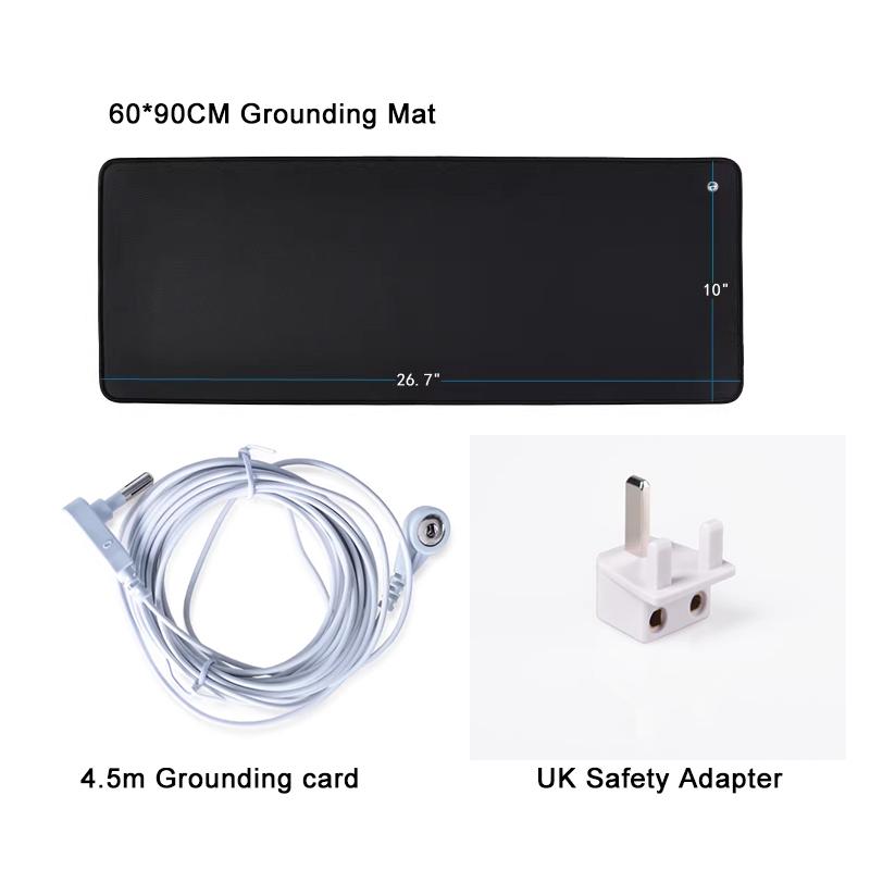 Grounding Mat for Improving Sleep, Grounding Pad for Health, Grounding Bed Mat with Grounding Cord for Better Working (35.5 * 23.6inch/90*60cm)