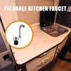 Складной смеситель для дома на колесах, вращение на 360 градусов, кухонный смеситель для раковины, краны для воды с одной ручкой и холодной водой