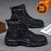 Popular Cotton Boots Winter New Men's Camouflage Warm Piled Thickened Martin Boots High-top Tooling Boots Men's Boots