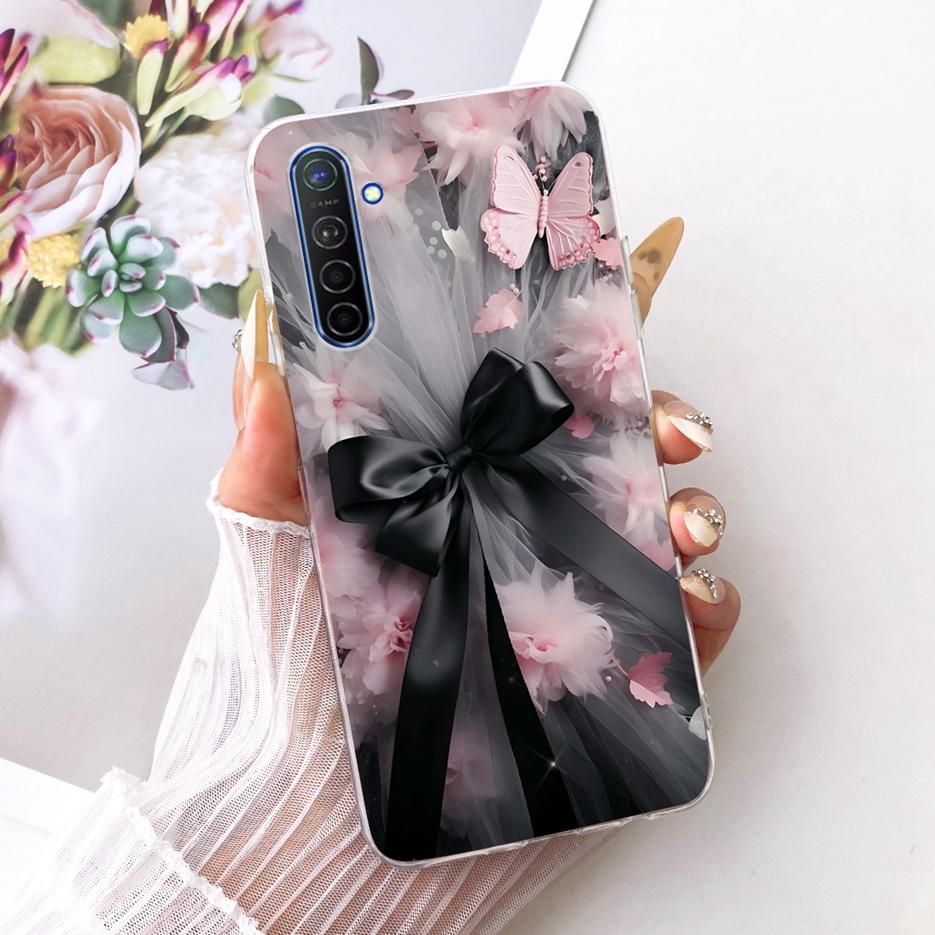 For Realme X2 Case Realme XT RMX1921 Luxury Butterfly Tree Painted Cover Soft Slim Phone Cases For Realme X2 Pro RealmeXT Fundas