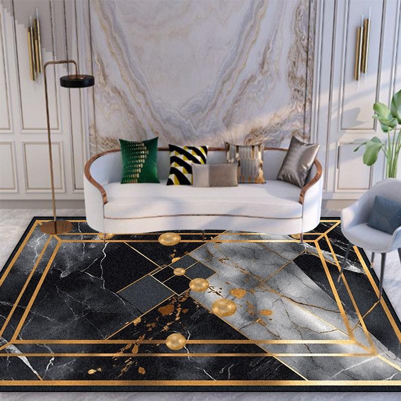 Современные ковры для украшения гостиной, роскошная диванная зона, кофейный столик, нескользящий коврик для пола, дом, спальня, гардеробная, прихожая, мягкие ковры