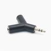 Multifunction 3.5mm One Minute Two Headphones Y-type Audio Adapter Converter Splitter