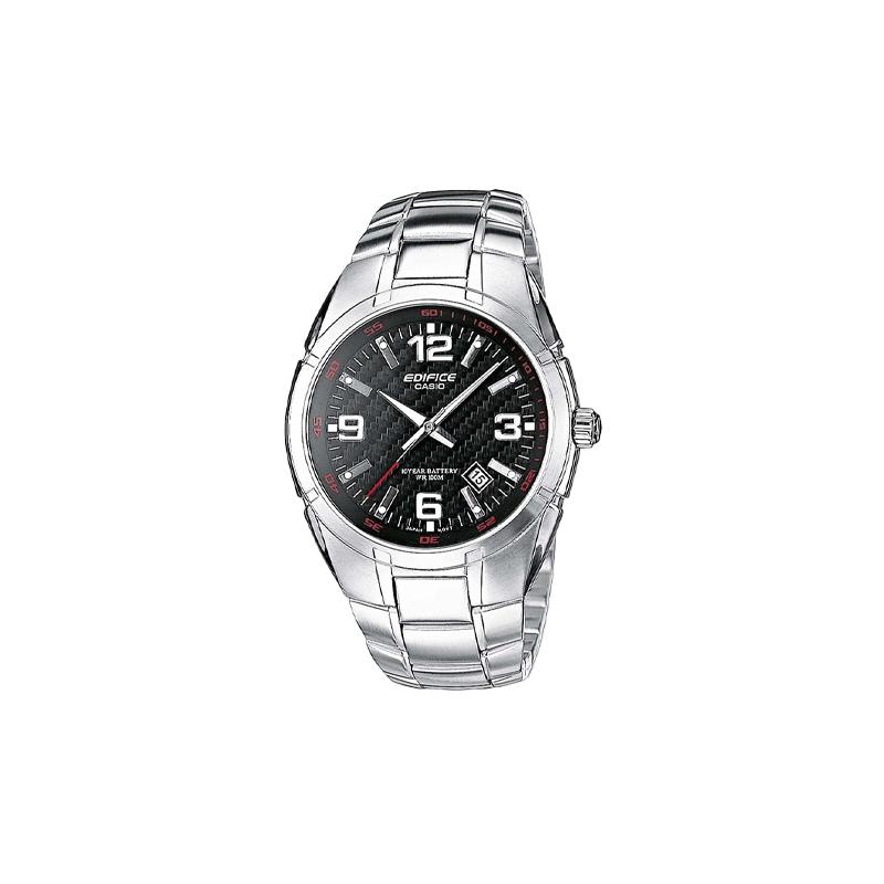 Casio EDIFICE Модные стальные часы с кварцевым механизмом и стальным ремешком Японские и корейские часы Мужские;s Часы Черный циферблат EF-125D-1AV