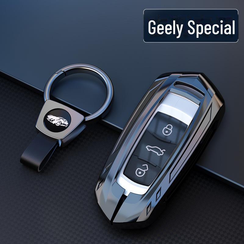 Чехол для ключа Geely: Emgrand, Boyue, Coolray, Xingrui, GS, Binyue Pro, Xingyue L, Binrui, Icon, Vision X6