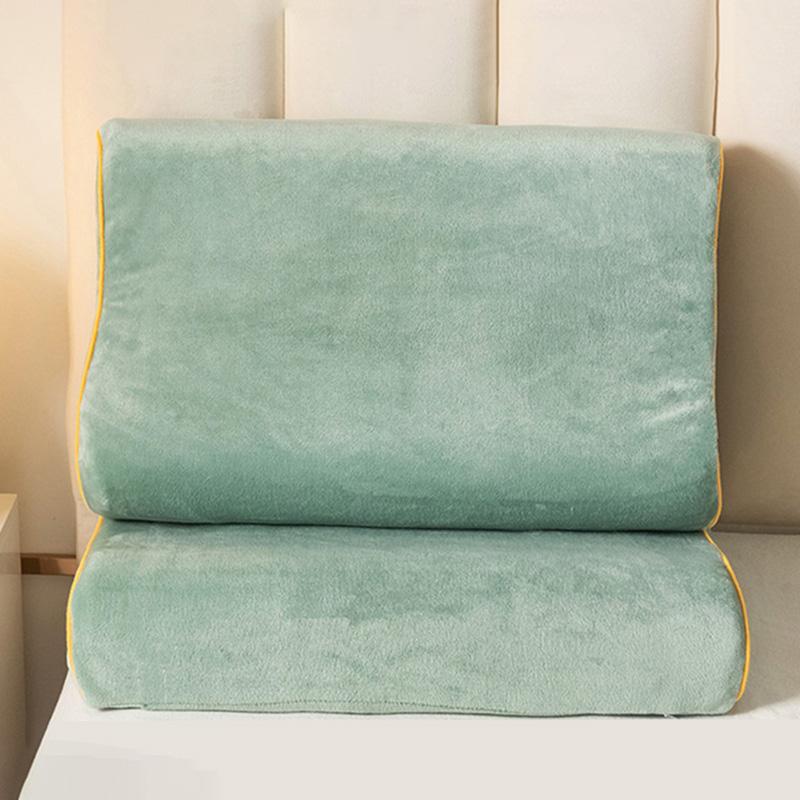 1 шт. молочный бархат, приятный для кожи чехол для подушки, спальная подушка, полотенце, теплая наволочка, подушка для шеи с эффектом памяти, мягкая, удобная