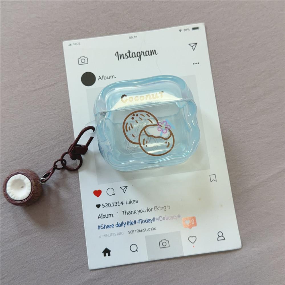 Japan and Korea through blue coconut for AirPods 1 generation protective case 1/1/1 generation wireless bluetooth headset cover pro1 generation