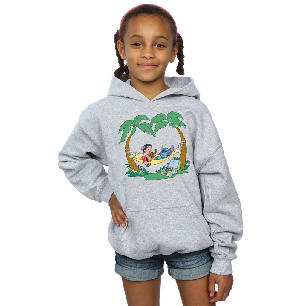 Disney Girls Lilo And Stitch Play Some Music Hoodie