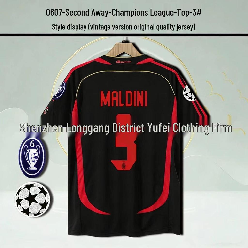 Классическая ретро-футболка 0607AC, домашняя и гостевая, памятная: Кака #22, Роналдиньо #80, Роналдо #99