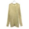 Джон Моллой 90-е Старый Вязаный цельный бежевый Туника Женский Б/У