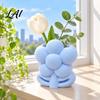 Decorative Desk Accessory 3D Printed Flower Storage Holder for Makeup Brushes and Pens PLA Container Floral Organizer Creative Small Vase