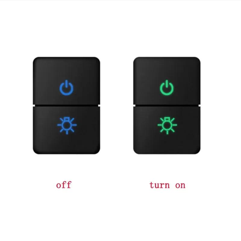 LED Dual Fog Light Switch Radar Parking Sensor Power Headlight Control Button for Suzuki Jimny - ignis Spacia Speedwings