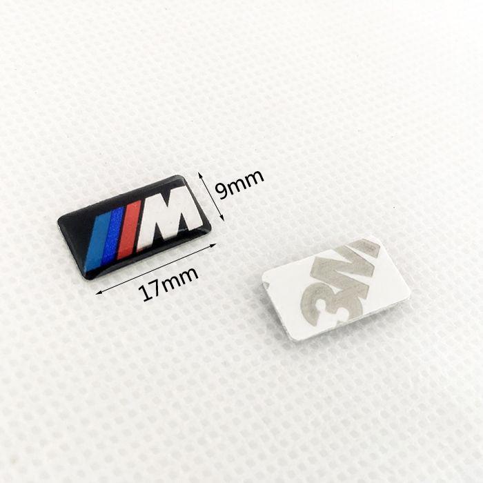 3D Car Steering Wheel Hub Caps Center Emblem Sticker DIY Sticker For BMW M F31 F34 F32 E52 E53 E60 E90 E91 E92 E93 Performance