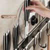 Double Pole Kitchen Organizer Hook Wall Mounted Spatula Storage Rack  Tool Organization