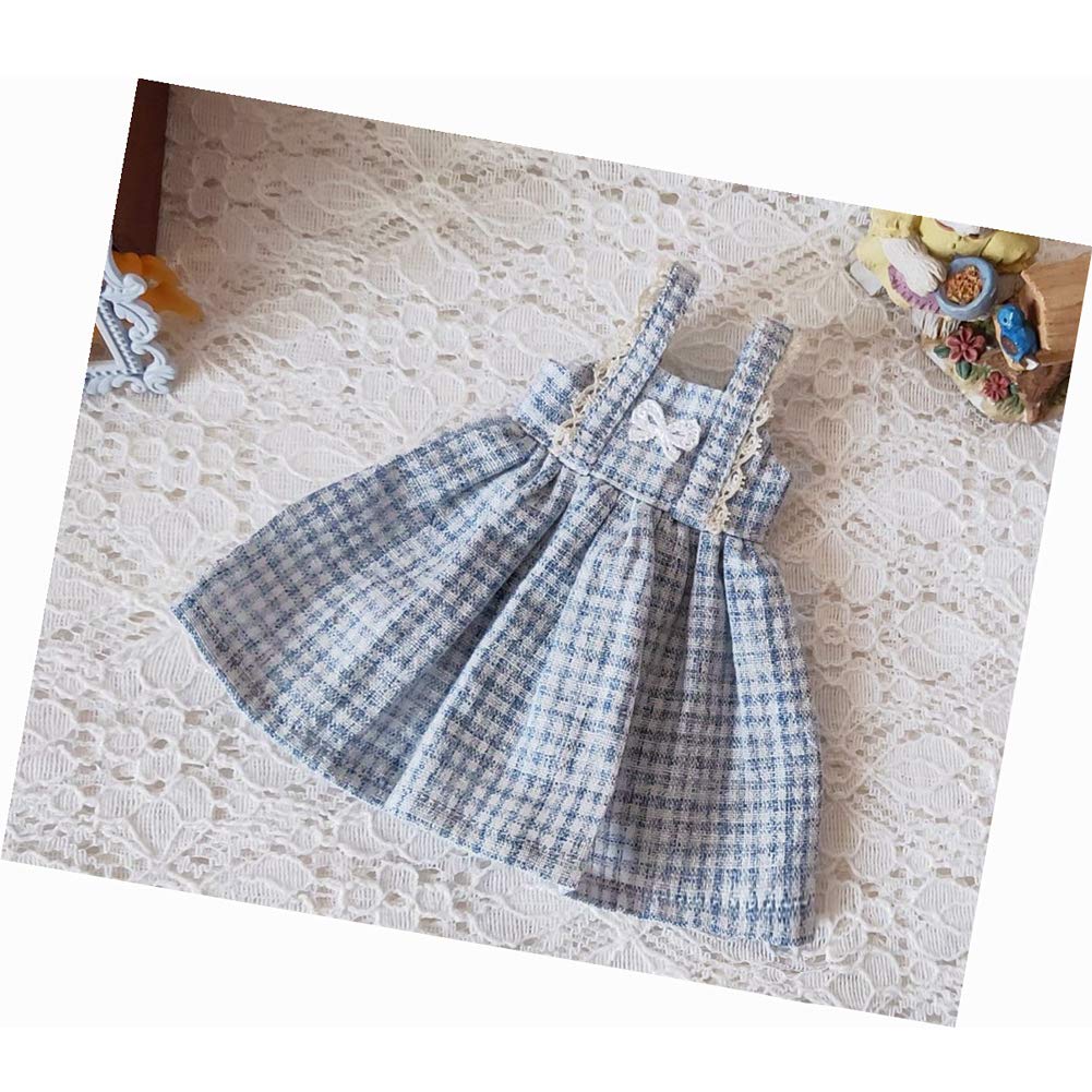 Rakulifey Костюм Блайз Платье Рубашка Одежда для куклы Блайз Licca-chan Obitsu 24 Универсальный комплект из 2 предметов (синий)