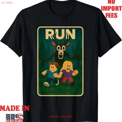 Run 99 Nights Halloween Gamer Deer In The Forest Kids T Shirt Adult Kid Vintage Stylish Versatile Stretched Casual