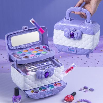 Принцесса Косметический Набор Игрушка Безопасная Косметическая Игрушка Для Девочки Нетоксичный Набор Красоты Смываемая Модная Игрушка для Макияжа Подарок на День Рождения
