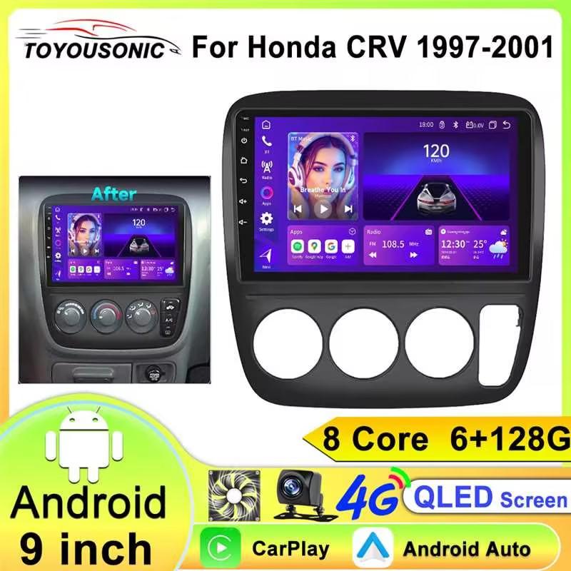 For Honda Civic 2000-2006 LHD 2 Din Android Car Radio Multimedia Video Player GPS Navigation Carplay Head Unit