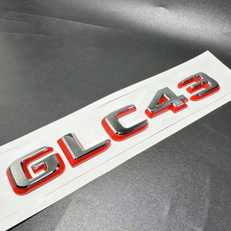 2024 Новый стиль Буквы Цифры GLC43 GLS63 GT для W166 W167 Наклейка на багажник автомобиля