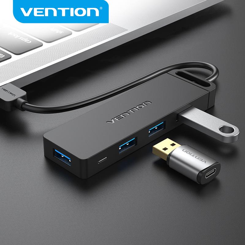 Vention USB HUB 3 0 адаптер 4 порта USB 3.0 сплиттер высокоскоростной OTG адаптер для ноутбуков компьютерные аксессуары 2.0 концентратор USB