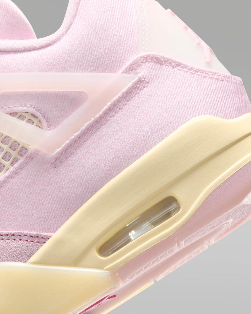 IB6716-600 Nike Air Jordan 4 Retro "Pearl Pink/Iced Carmine" (Женский)