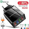 Зарядное устройство USB 3A, быстрое зарядное устройство 3,0 для планшетов, вилка европейского/американского стандарта, настенное зарядное устройство для мобильного телефона, адаптер для быстрой зарядки