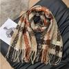 Imitation Cashmere Winter Scarf Windproof Warm Shawl Wrap Fashion Knitted Scarf  Autumn