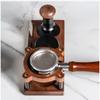 51/53/58mm Universal Wooden Coffee Tamper Station Base Tamper Holder Espresso Tamper Mat Non Slip for Coffee Barista Tool