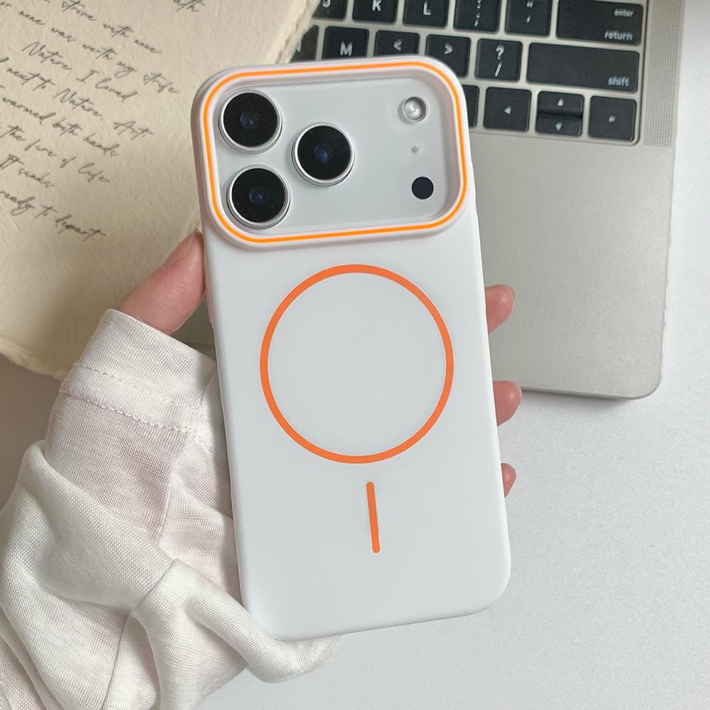 Роскошный матовый магнитный чехол Magsafe для iPhone 17 13 15 14 12 16 Pro Max Plus 17Pro 17 Air Беспроводная зарядка Защитный бампер