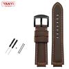 Top Layer Cowhide Leather Watch Band 24-16mm Handmade Crazy Horse Leather Watchband for Timex T49859|T2N720|T2p141 Watch Band