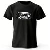 New Mens 100 Cotton Short Sleeve Summer Soft and Comfortable Large Loose Tshirt Vintage Patterns Womens Casual Fashion Top
