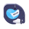 10PCS Black On White Label Strip Tape for Dymo 91331 Letratag LT‑100HLT‑100TLT‑110TQX50
