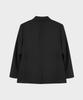 Taildern Oversized Double Breasted Jacket Black
