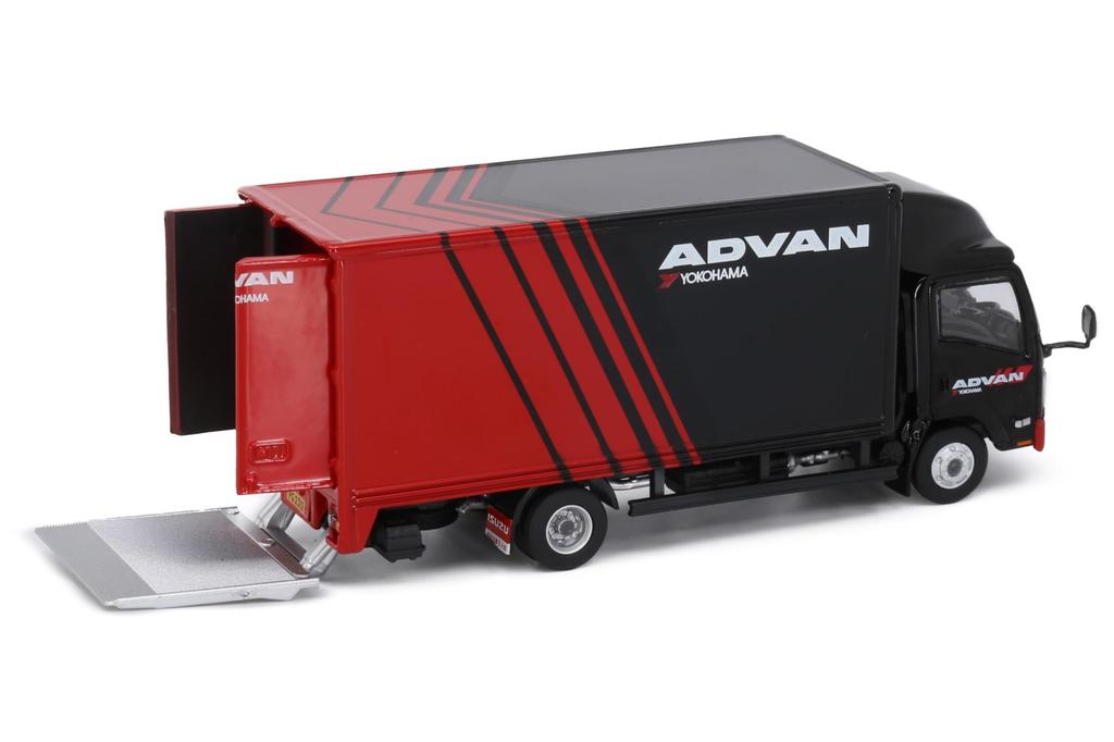Крошечный город Isuzu N Series ADVAN Литая миниатюрная машинка 1/64