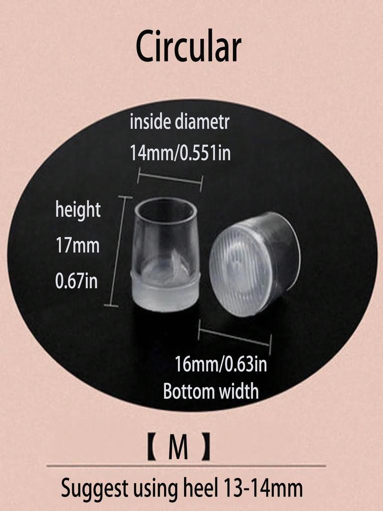 1 пара протекторов для высоких каблуков, сменные набойки для шпилек, тихие полоски против шума, износостойкая накладка для ремонта каблука, защита подошвы