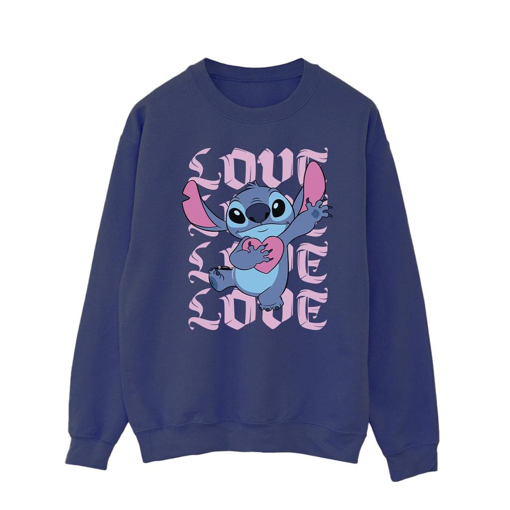 Lilo & Stitch Mens Valentine Love Sweatshirt