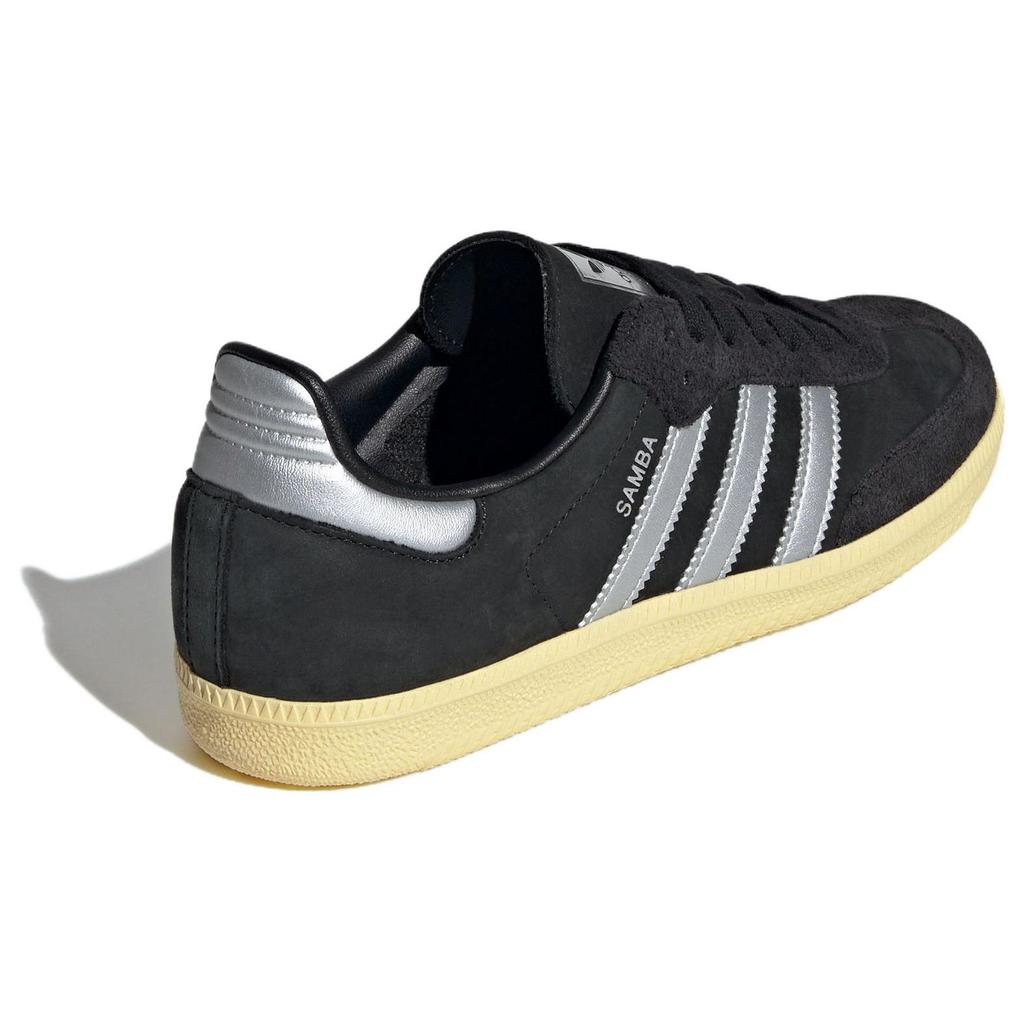 adidas Samba OG Black Almost Yellow Женские кроссовки Core-Black Matte-Silver IE8128