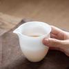White Porcelain Fair Cup Ceramic Tea Dispenser Kung Fu Tea Set Household Tea Sea Tea Pourer Mixing Cup Male Cup Tea Strainer Set