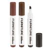 3/5Pcs Furniture Repair Kit Patch Paint Pens Wood Furniture Markers Touch Up Wood Filler Sticks for Scratches Wooden Floor Table