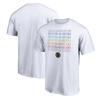 Футболка Boston Bruins City Pride Белая Уличная Удобная Винтажная Оверсайз Летняя С коротким рукавом Удобная Мягкая Футболка