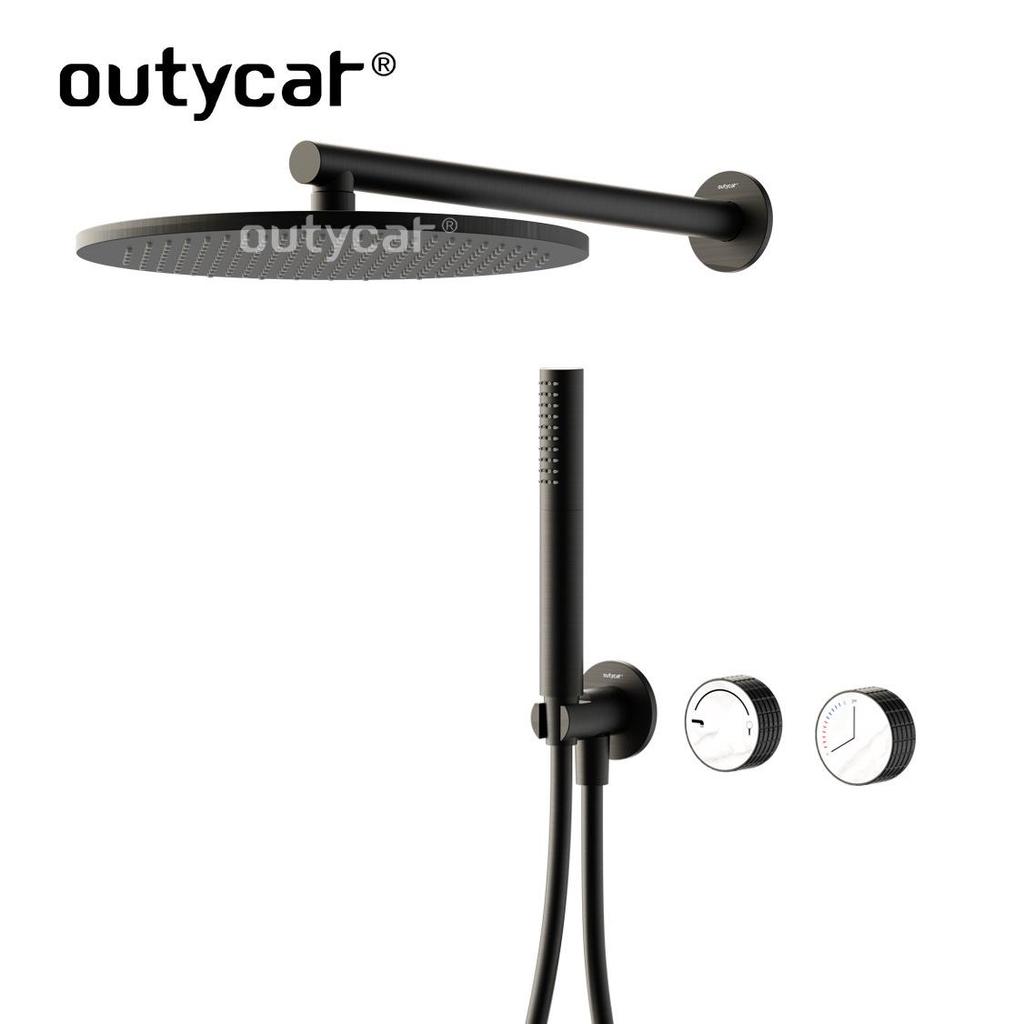 Настенный двухфункциональный медный душевой комплект для дома