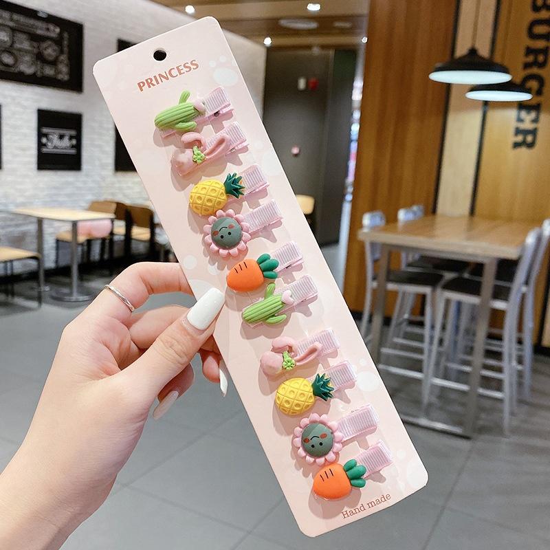 Детские заколки для волос не вредят девочкам, имеют мало, имеют утиный клюв, меньше объема, детская челка, детские аксессуары, Baobu Маленький утенок