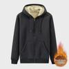 Men's 2024 Winter Fleece-Lined Hooded Sweatshirt: Warm, Loose, Casual Sports Jacket