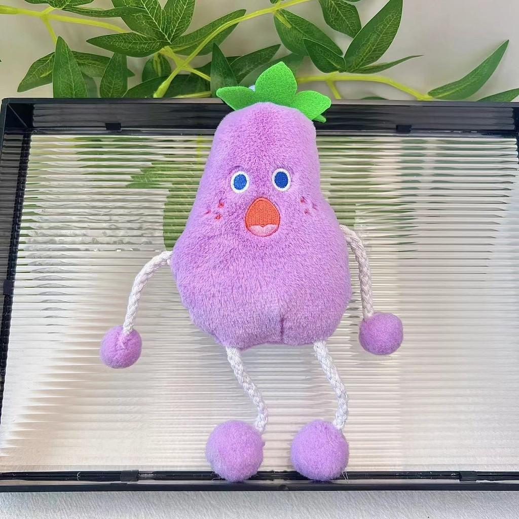 Красочные плюшевые брелоки в виде овощей с милыми кричащими выражениями, ароматом и