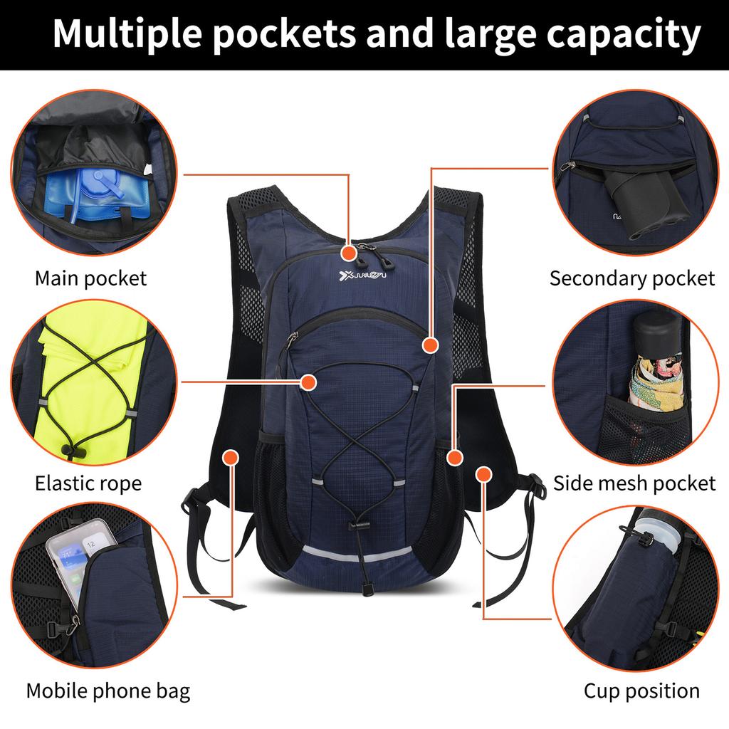 Hiking Backpack Waterproof Lightweight Travel Backpacks for Men Women Packable Sports Backpack with
