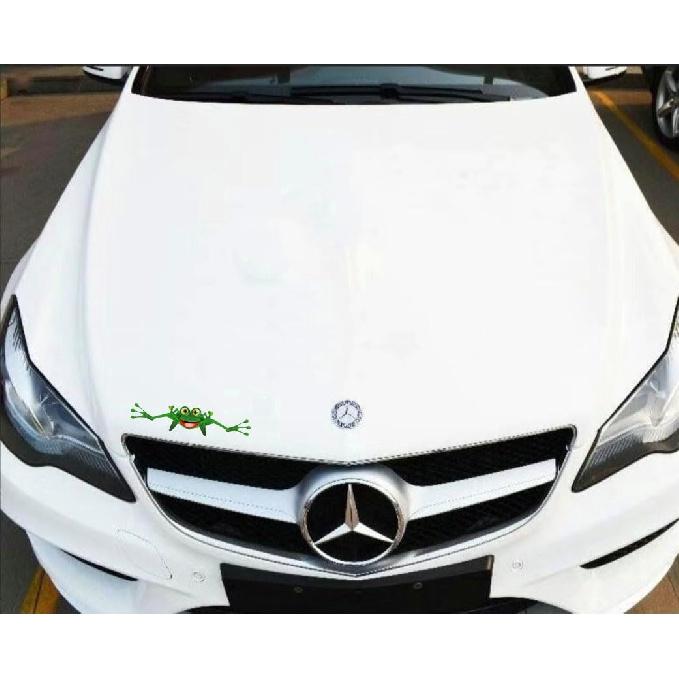 Decorative Green Frog Stickers, Vinyl material, suitable for decorating car bodies, trucks, off-road vehicles, windows, rear windshield, helmets,