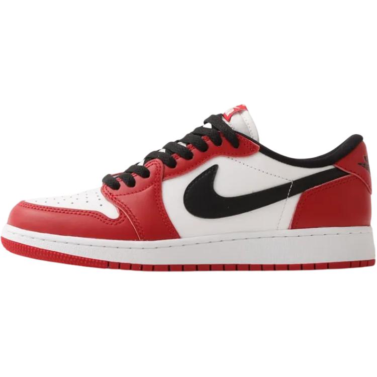Air Jordan 1 Retro Low OG GS Chicago 2025 Детские кроссовки Красный Varsity-Red Черный HQ6999-600